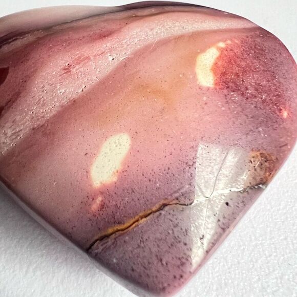 Mookaite Jasper Crystal Heart (#11) - Picture 3 of 10